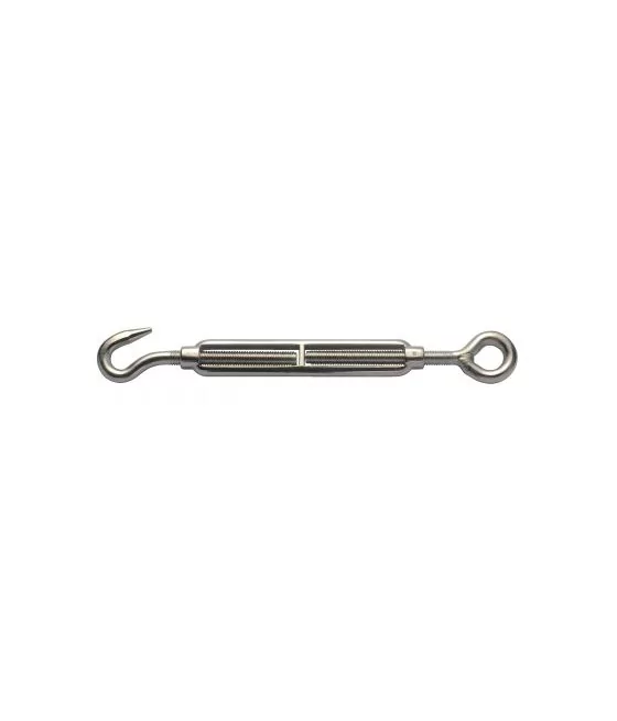 TENDEUR INOX CROCHET / OEIL 8 x 200 RESISTANCE 560 Kg