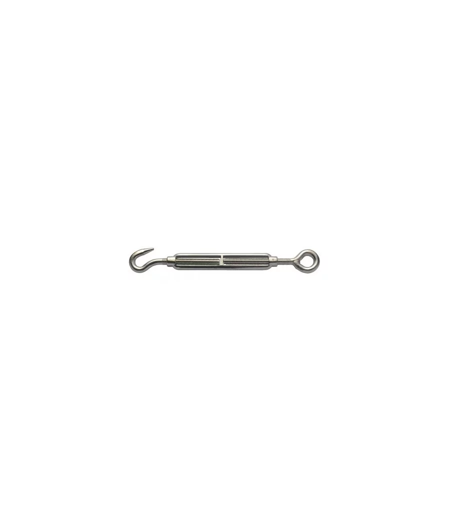 TENDEUR INOX CROCHET / OEIL 8 x 200 RESISTANCE 560 Kg