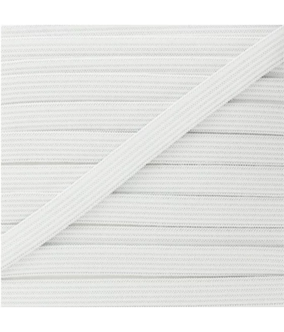 ELASTIQUE A PLAT Larg 4 mm BOITE DE 2400ml BLANC