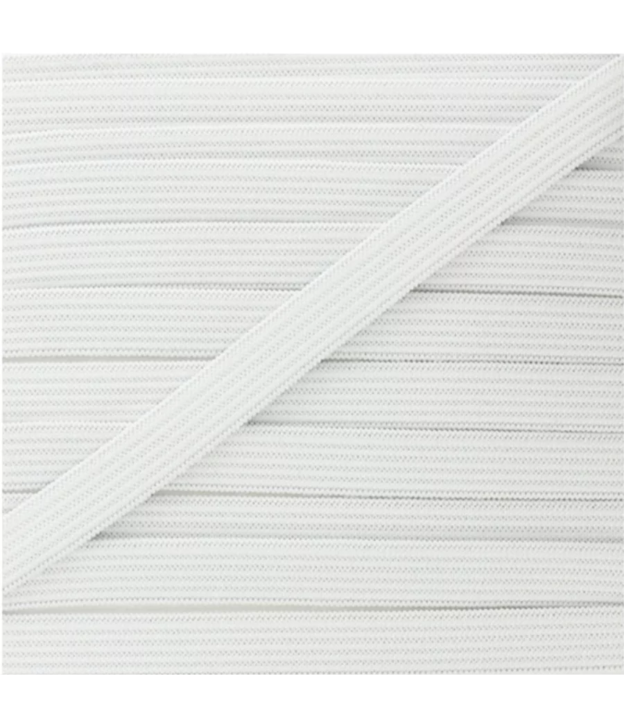 ELASTIQUE A PLAT Larg 4 mm BOITE DE 2400ml BLANC