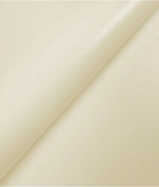 Tissu Simili Riva - Blanc 138 cm - Enduit PVC sur Jersey Polyester, Résistant UV