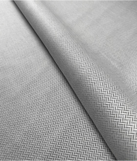 Tissu Chevron Cicada - Déperlant et Anti-Taches pour Intérieur/Extérieur