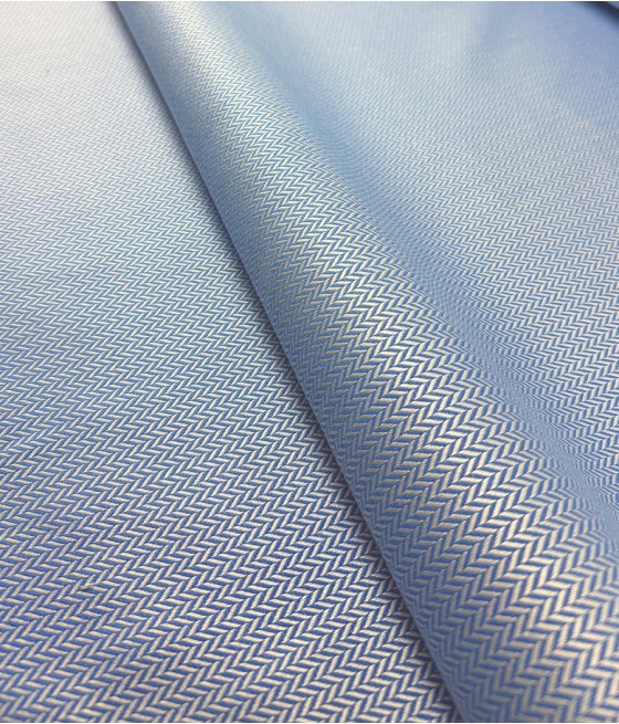 Tissu Chevron Cicada - Déperlant et Anti-Taches pour Intérieur/Extérieur