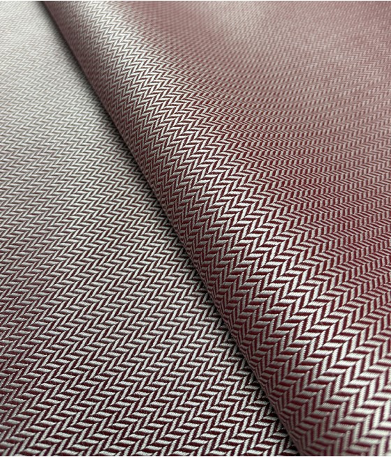 Tissu Chevron Cicada - Déperlant et Anti-Taches pour Intérieur/Extérieur