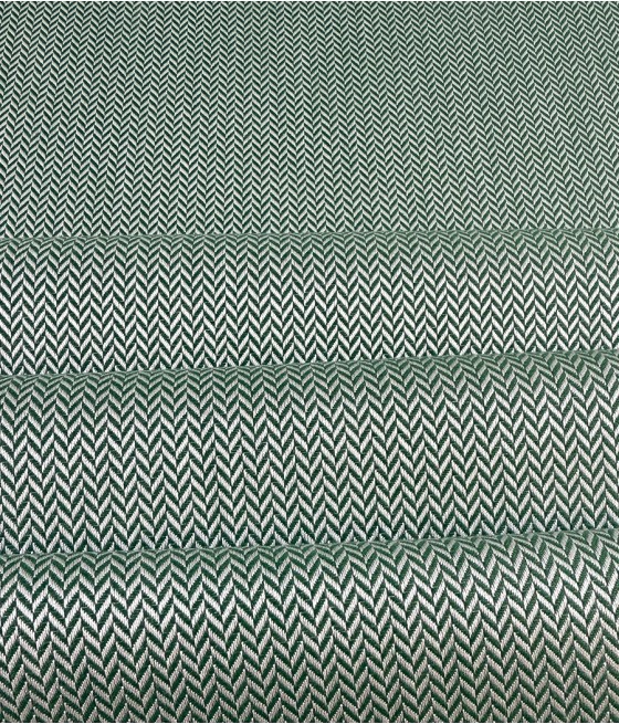 Tissu Chevron Cicada - Déperlant et Anti-Taches pour Intérieur/Extérieur