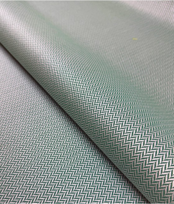 Tissu Chevron Cicada - Déperlant et Anti-Taches pour Intérieur/Extérieur