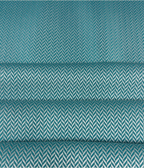 Tissu Chevron Cicada - Déperlant et Anti-Taches pour Intérieur/Extérieur