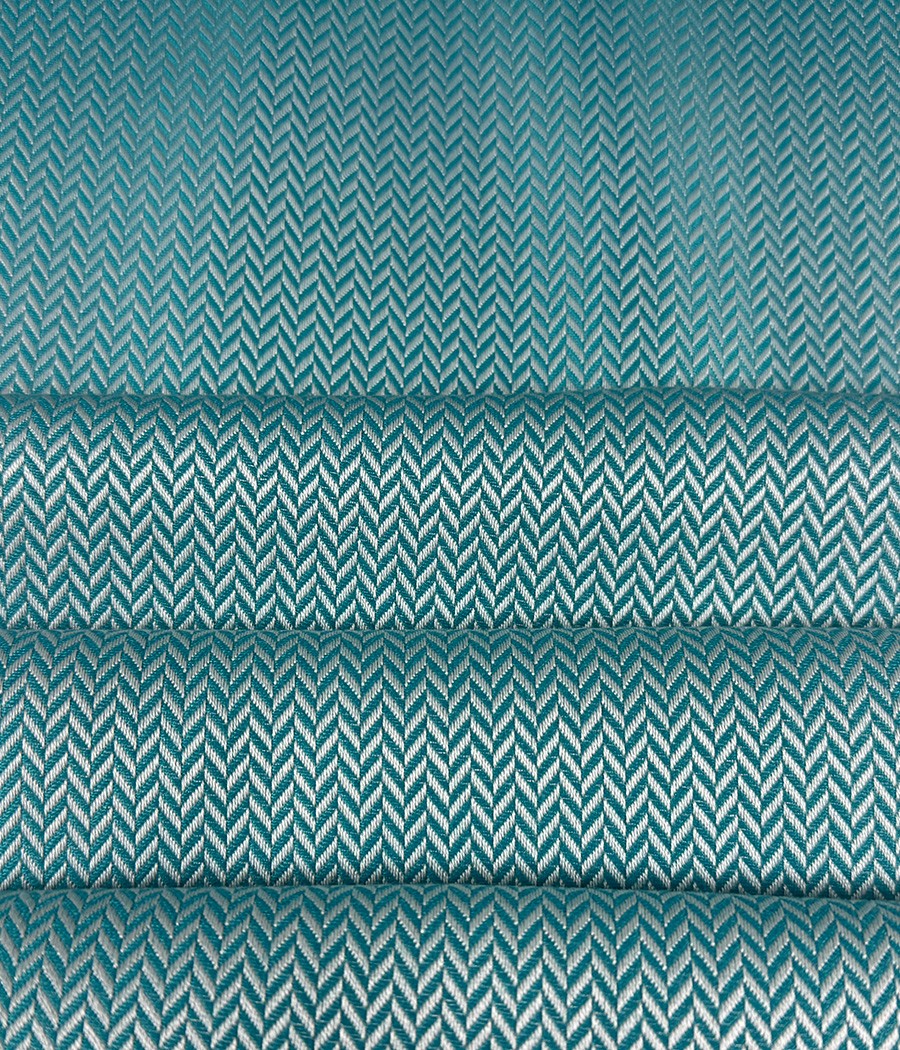 Tissu Chevron Cicada - Déperlant et Anti-Taches pour Intérieur/Extérieur