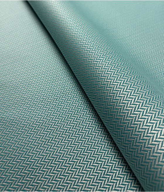 Tissu Chevron Cicada - Déperlant et Anti-Taches pour Intérieur/Extérieur