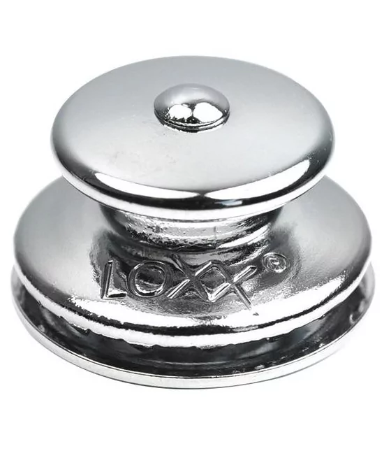 LOXX Bouton AX500 – Fixation nickelée chromée pour bâches et tauds