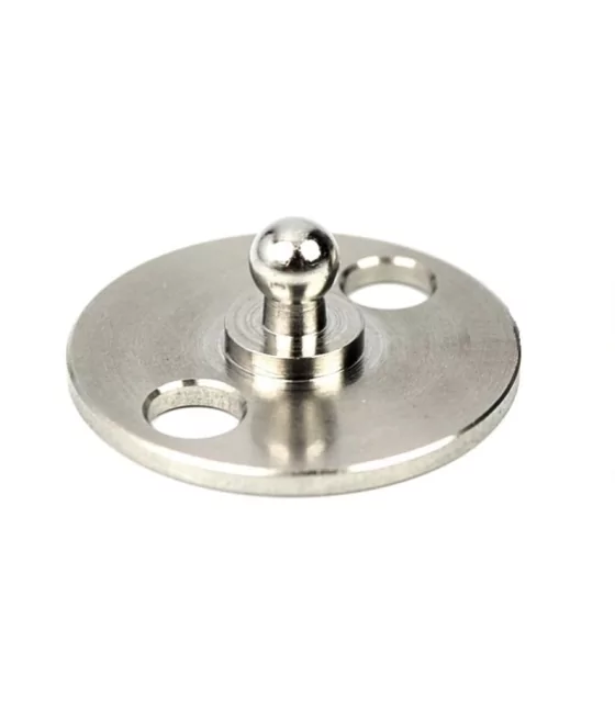 LOXX® MALE INOX SUR PLAQUE RONDE 24mm à VISSER en supp