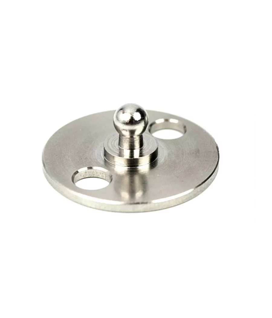 LOXX® MALE INOX SUR PLAQUE RONDE 24mm à VISSER en supp