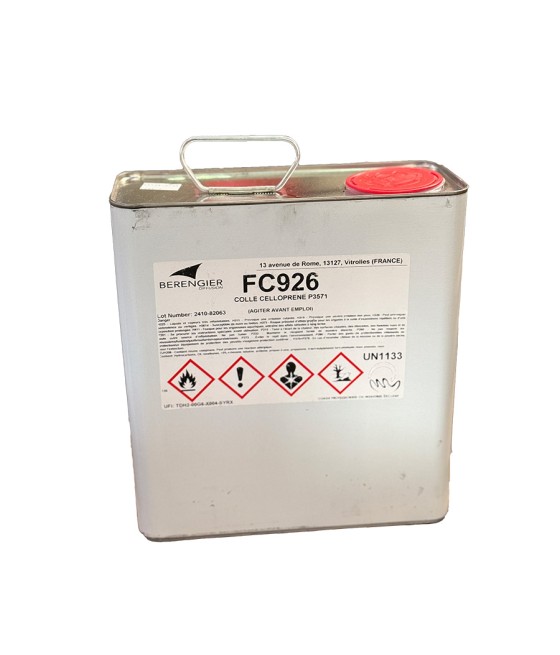 PAVI-PISTO – Colle néoprène haute température professionnel, 5 litres résistance 110°