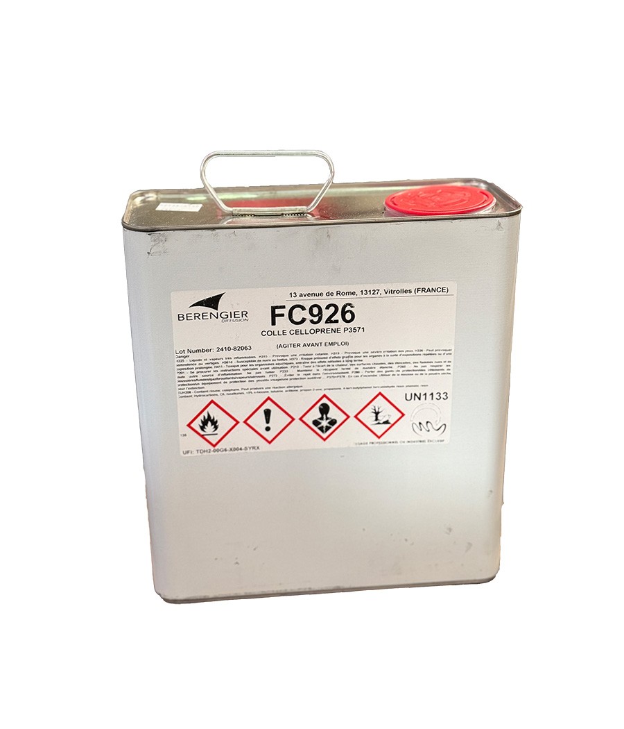 PAVI-PISTO – Colle néoprène haute température professionnel, 5 litres résistance 110°