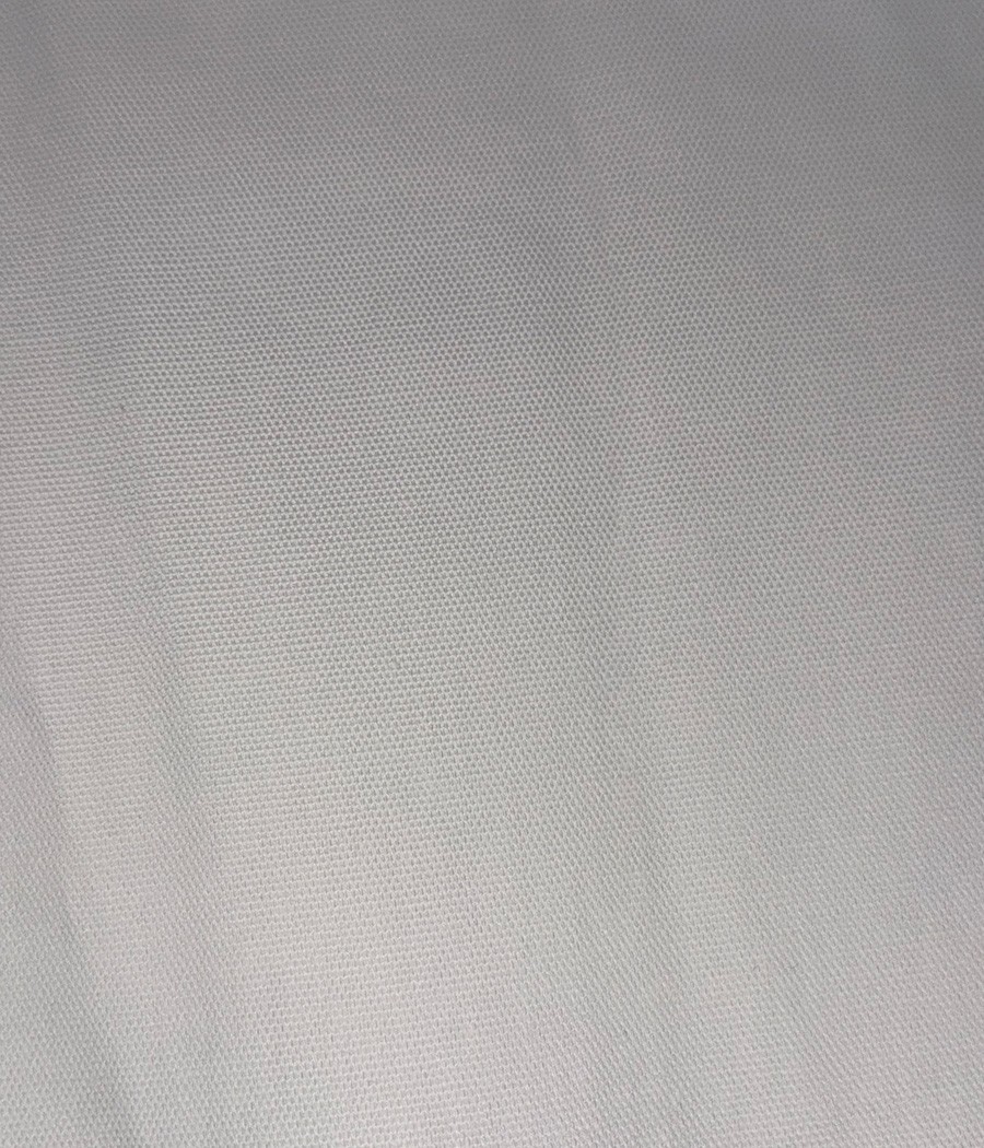 ALDO TOILE COTON BLANC DECO DEMI NATTE Laize 150 cm