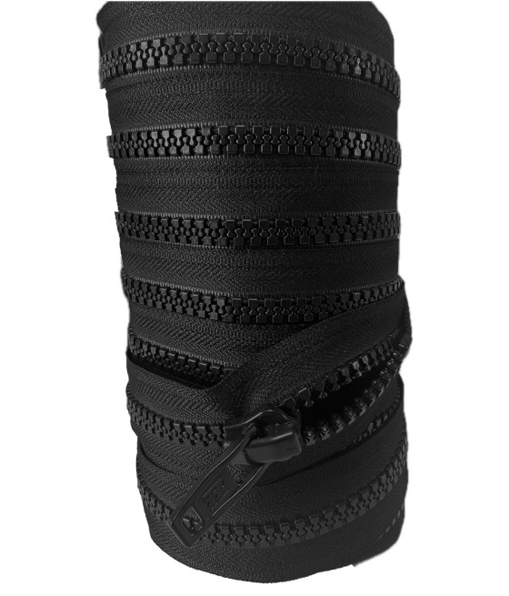 FERMETURE CH 10 DOUBLE TIRETTE EN 0.50 NOIR