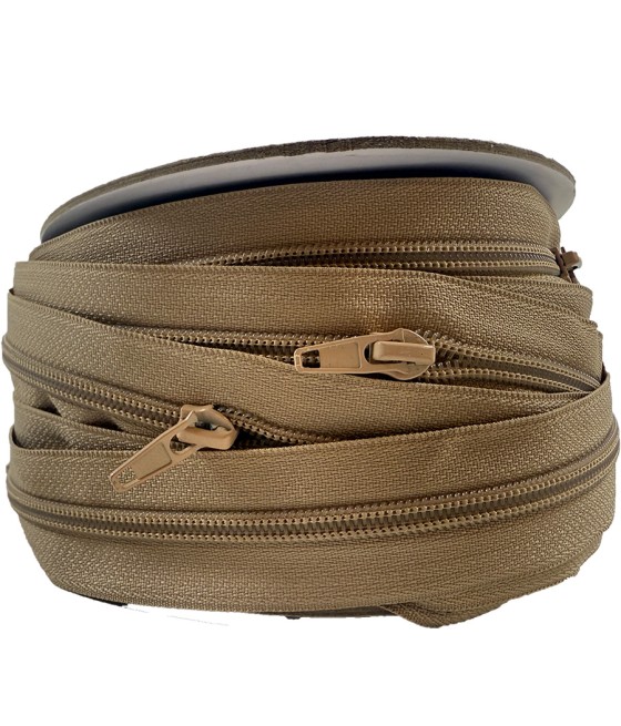 FERMETURE A GLISSIERE EN 6 MM BEIGE