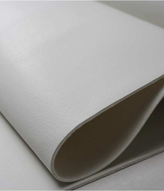 VAIGRAGE ARUBA SUR FEUTRE BLANC Laize 140 cm