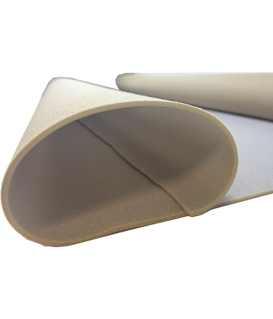 PAVILLON UNI BEIGE + PU 5mm LAIZE 150cm
