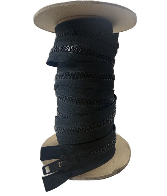 FERMETURE INJECTEE CH 10 SIMPLE TIRETTE EN 1.80 NOIR CQ