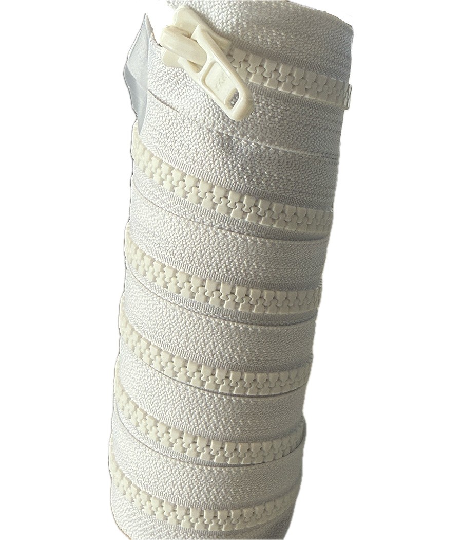 FERMETURE CH 5 SIMPLE TIRETTE EN 1.00 BLANC