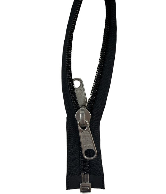 ZIP SEPARABLE CH 10 SPIRALE NOIR DOUBLE TIRETTE EN 2M00