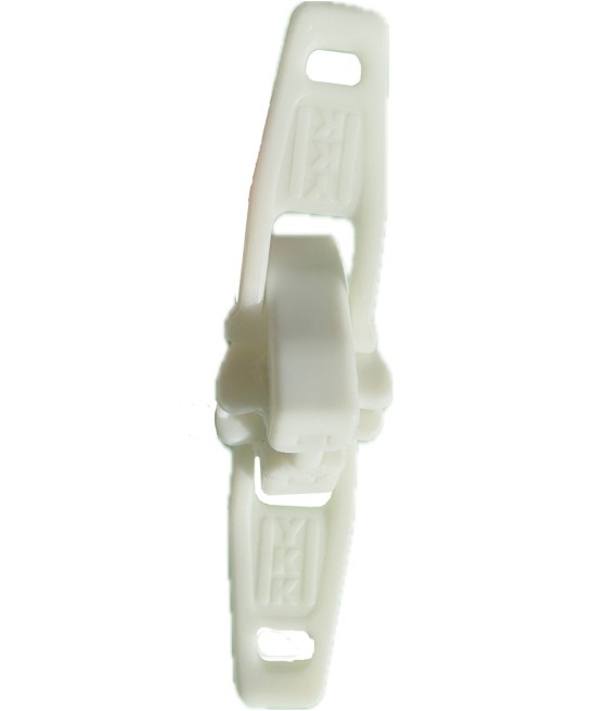CURSEUR DOUBLE CH 5 PLASTIQUE BLANC