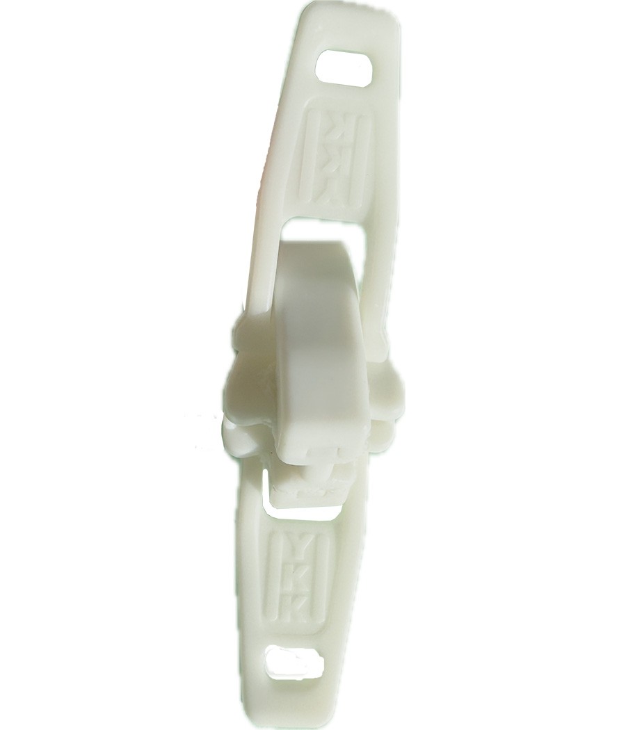 CURSEUR DOUBLE CH 5 PLASTIQUE BLANC