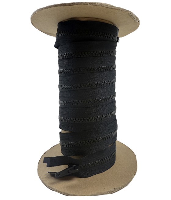 YKK VISLON FERMETURE SEPARABLE CH 5 SIMPLE TIRETTE EN 2.00 NOIR