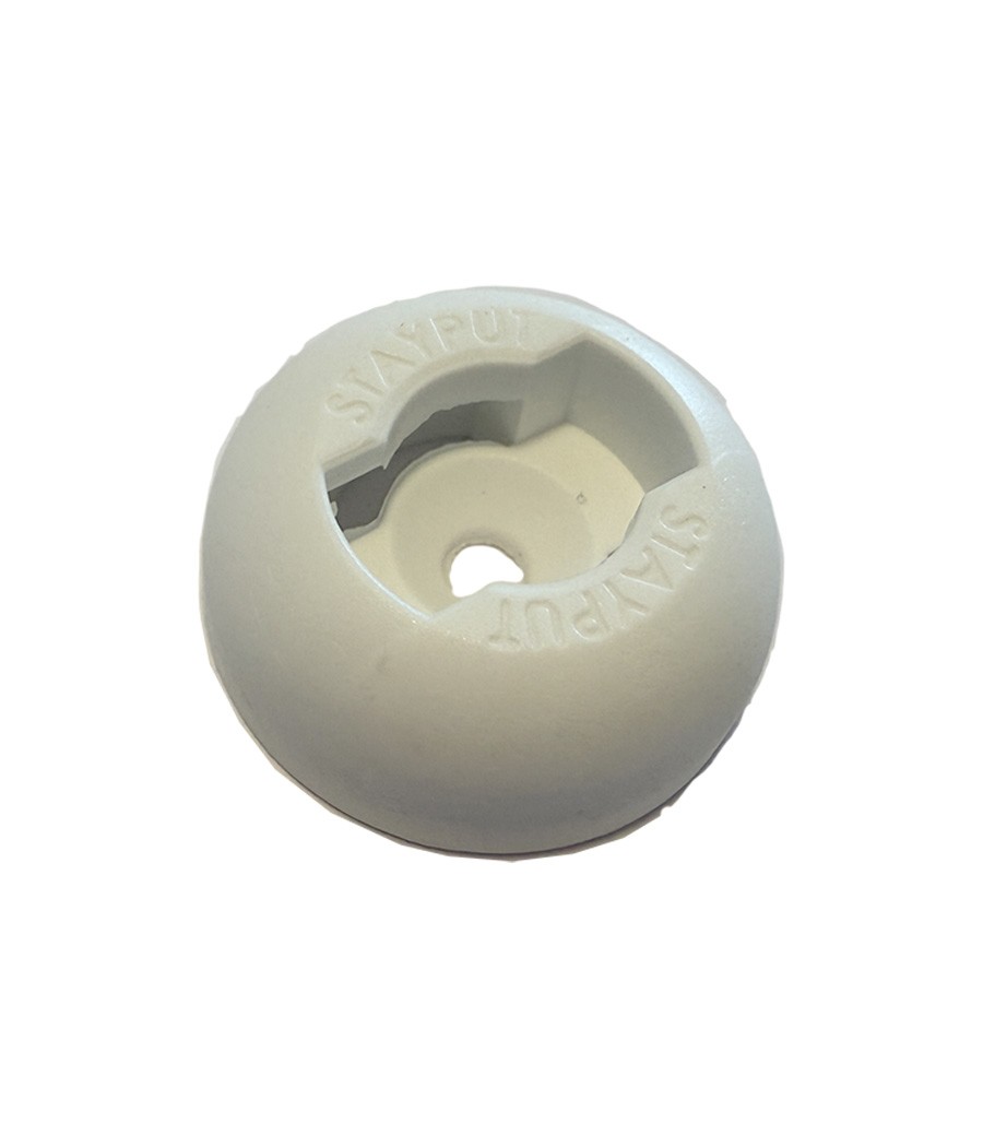 T-Lock Support de pont rond 1 vis T-Lock Blanc