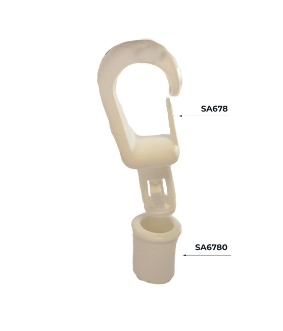 SANDOWFAST DIAM 8 NYLON BLANC