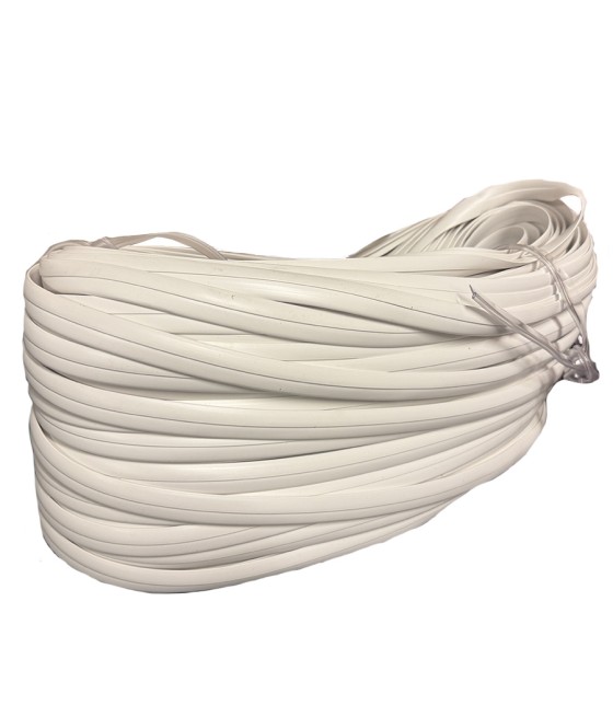 PROFIL PVC CACHE AGRAFES Blanc rl 100 ml