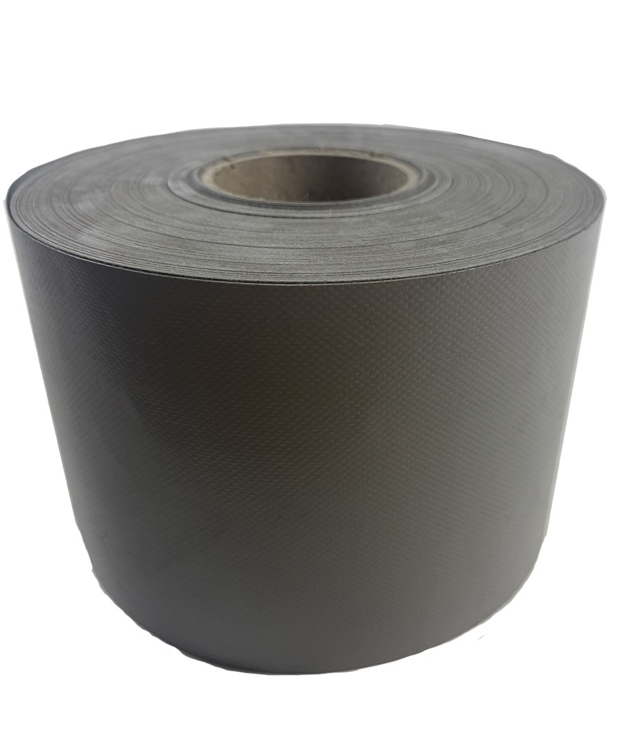 BANDE DE RENFORT PVC GRIS 15 cm RL DE 65 ml en suppression