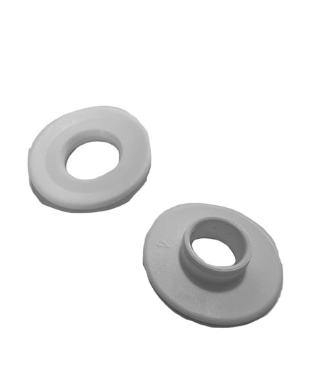 CONTRE RIVURE PLASTIQUE A CLIPSER Ø DIAM INTERIEUR 12mm BLANC