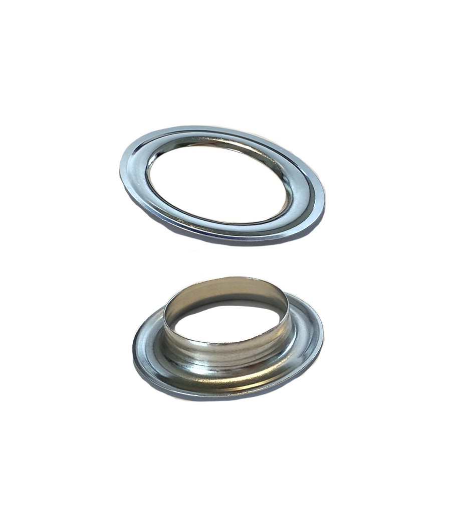 CONTRE RIVURE DECO ROND Ø 40 MM NICKEL CHROME