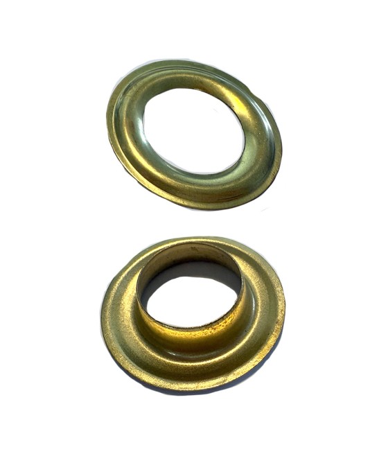 OEILLET DECORATION 25 mm LAITON DORE