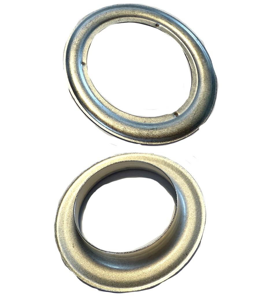 CONTRE RIVURE DECO ROND  Ø 40 MM NICKEL SATINE 060