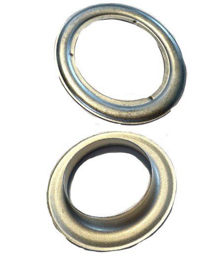 CONTRE RIVURE DECO ROND  Ø 40 MM NICKEL SATINE 060