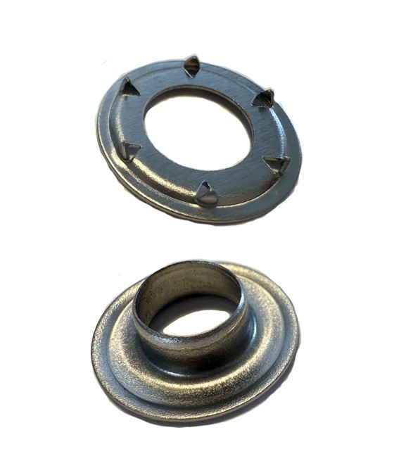 ŒILLETS NICKELE STAYPUT  N° 14 Ø  intérieur 10 mm
