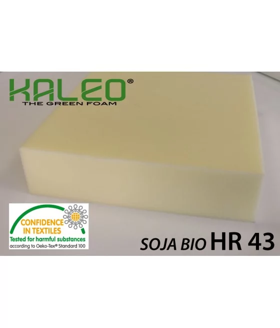 K43/2 MOUSSE HR KALEO® K43 SOJA  en 4 cm 160 x 200 cm